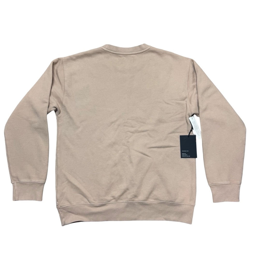 NWT Aritzia TNA The Perfect Crew Sweatshirt – Stoney Beige, Size M - Picture 2 of 7